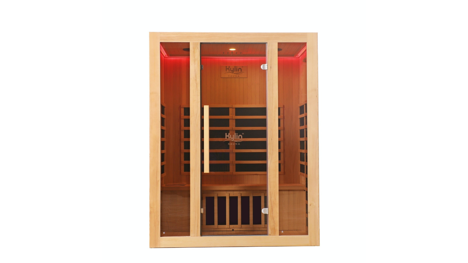 Kylin Sauna QD-D3 3-Person Low EMF Carbon Infrared Sauna Room