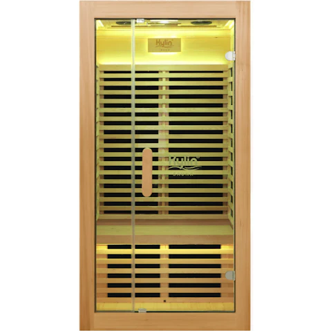 Kylin Sauna H6101 1-Person Low EMF Carbon Infrared Sauna Room