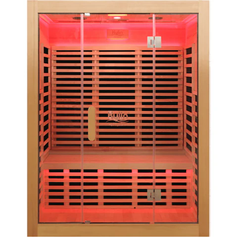 Kylin Sauna H6301 3-Person Low EMF Carbon Infrared Sauna Room
