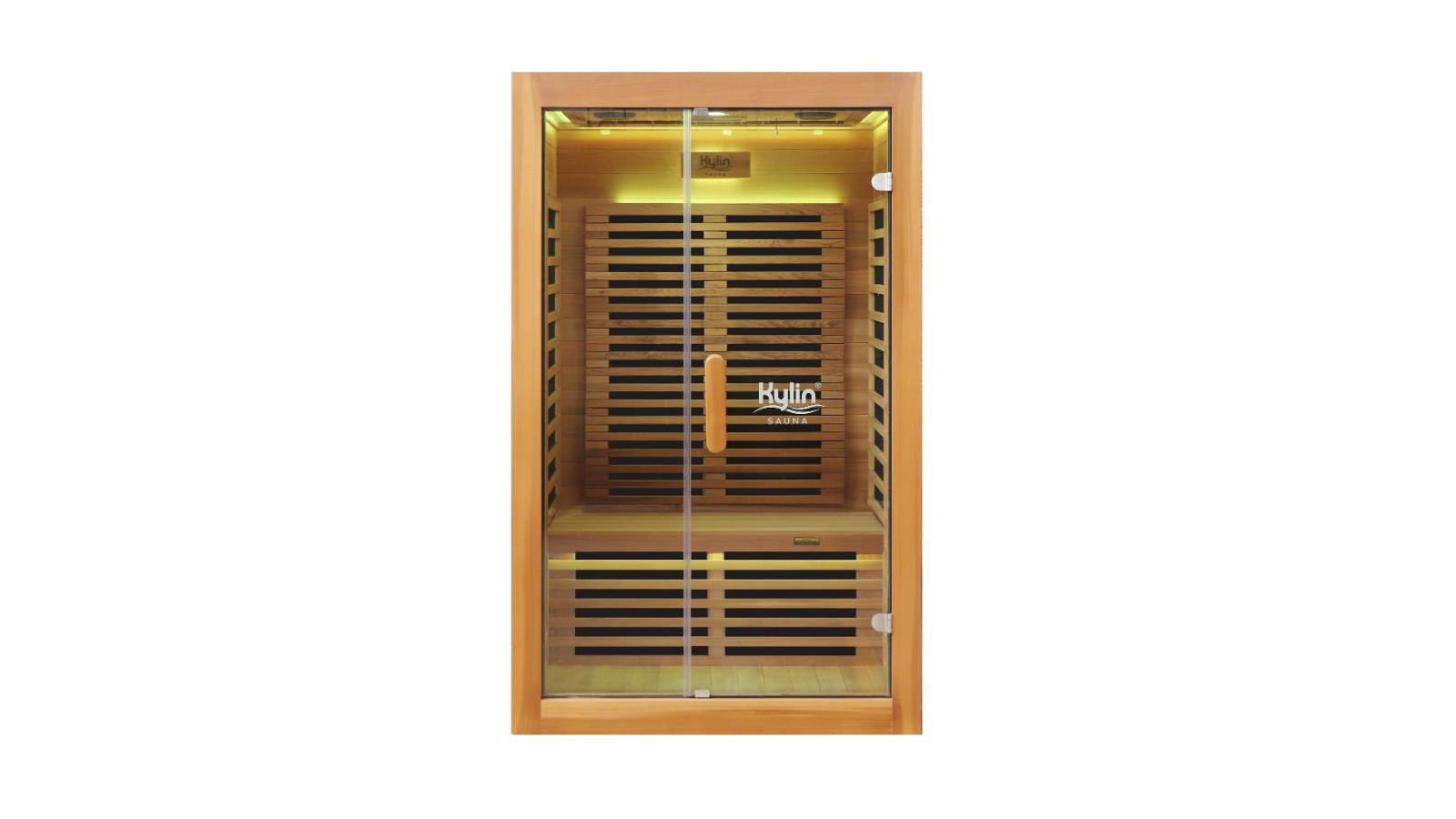 Kylin Sauna 2-Person Low EMF Premium Cedar Infrared Sauna Room