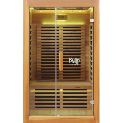 Kylin Sauna 2-Person Low EMF Premium Cedar Infrared Sauna Room