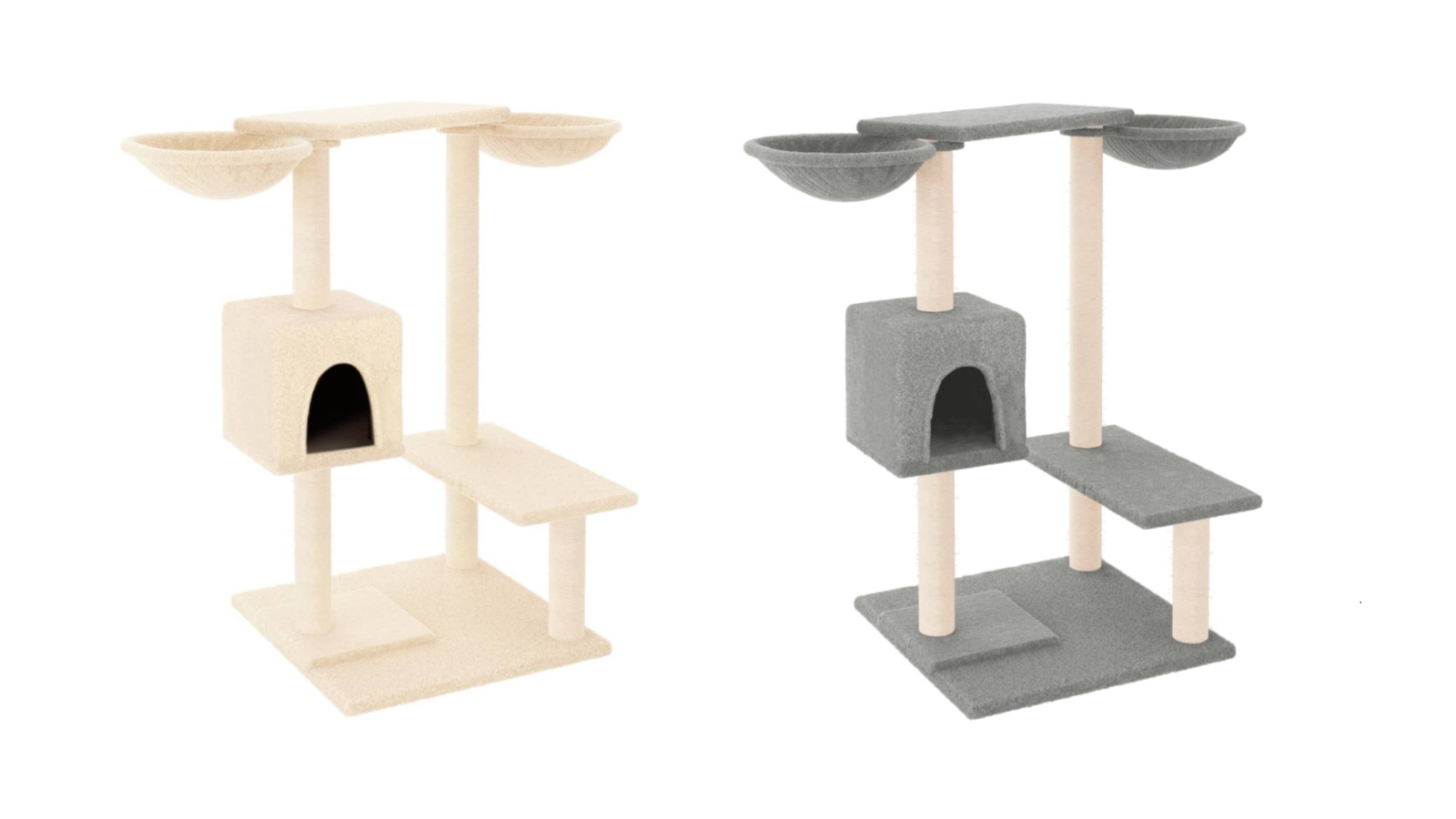 vidaXL 82cm Cat Tree with Scratching Post