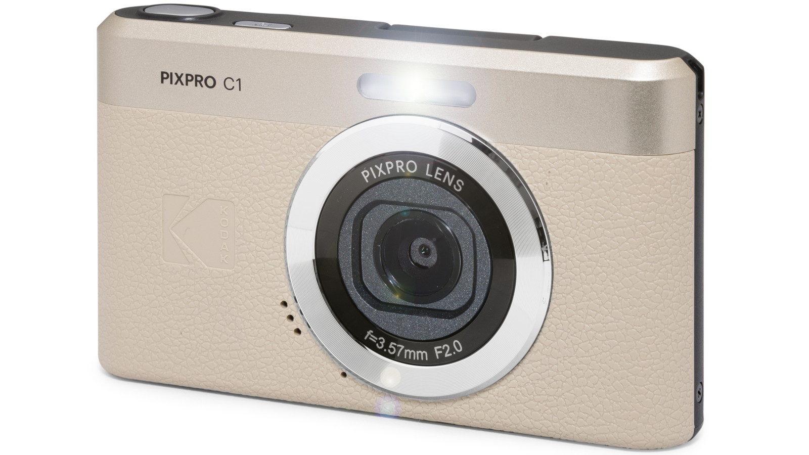 Kodak Pixpro C1 Digital Camera - Tan | Harvey Norman