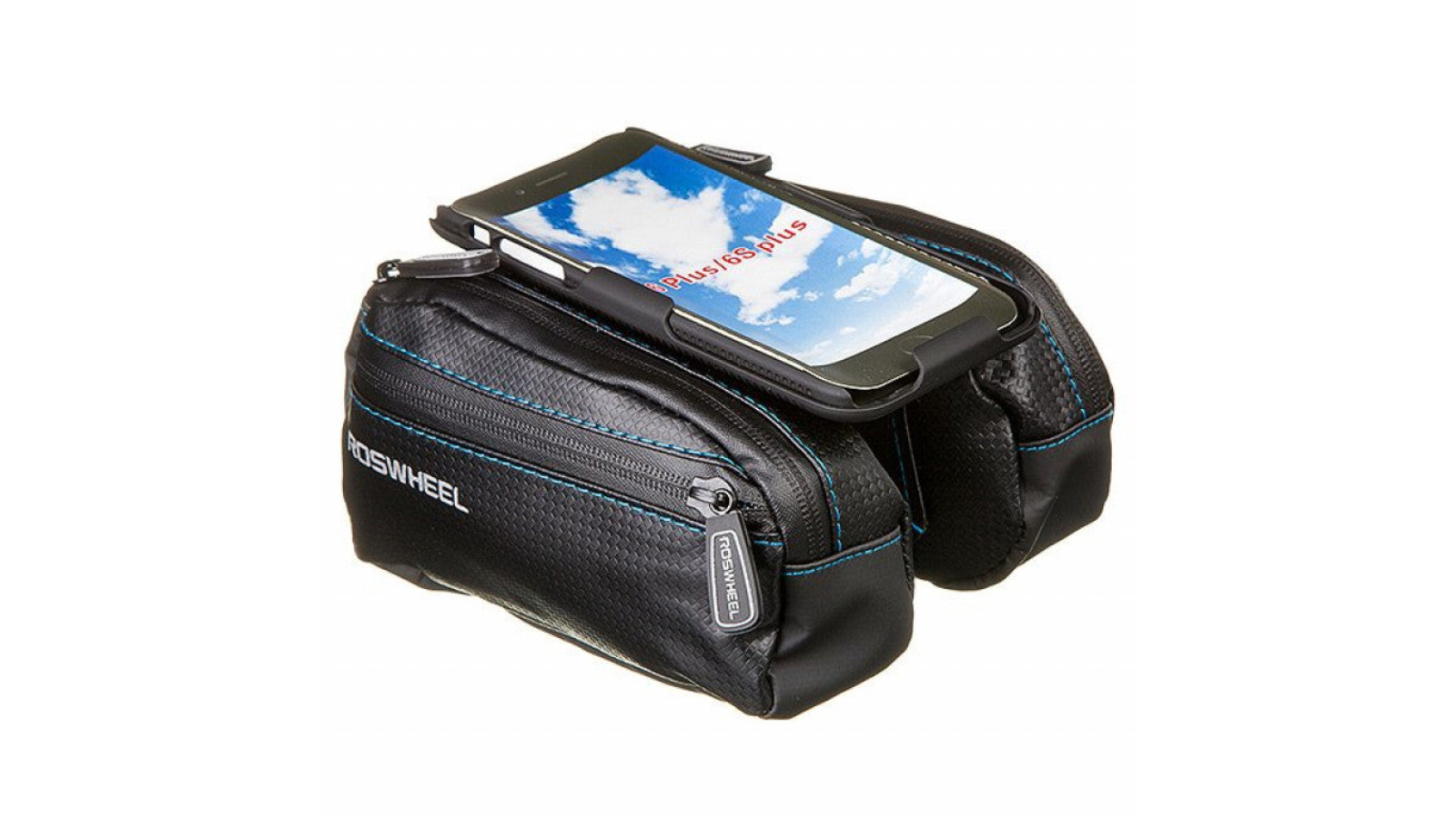 Roswheel Bicycle Top Bar Phone and Double Panier Storage Pouch