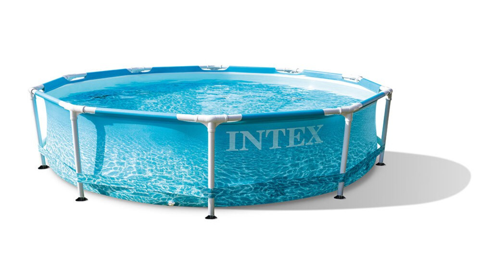 Intex Metal Frame Beachside Swimming Pool Set - Blue