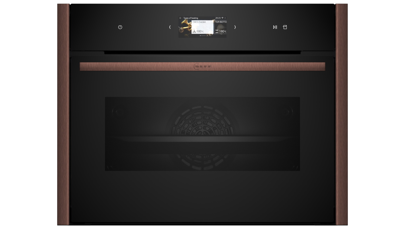 NEFF 600mm Flex Design Compact Oven with Full Steam - Brushed Bronze