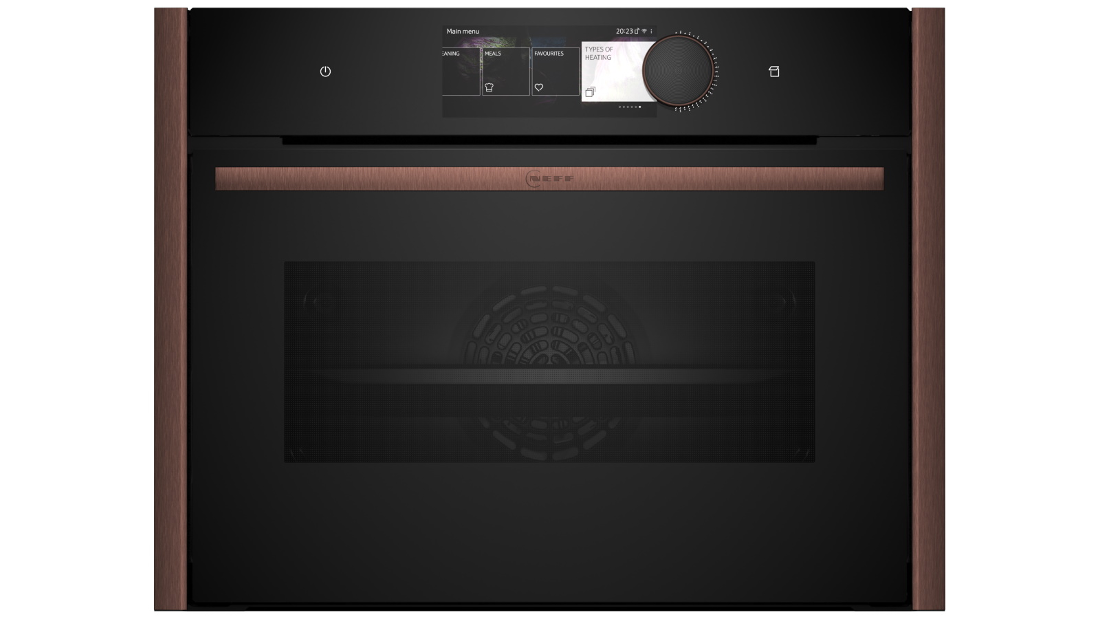 NEFF 600mm Flex Design Compact Oven with Full Steam and Flex Control - Brushed Bronze