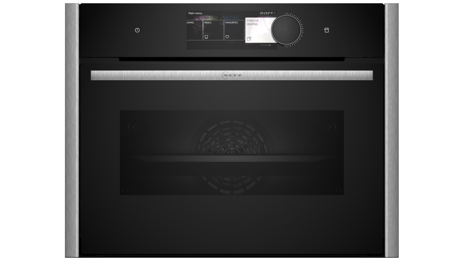 NEFF 600mm Flex Design Compact Oven with Full Steam and Flex Control - Metallic Silver