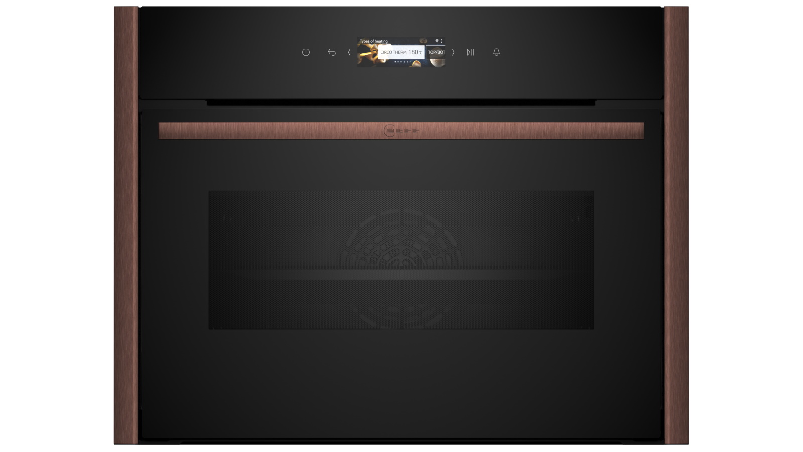 NEFF 450mm Flex Design Compact Oven with Microwave - Brushed Bronze