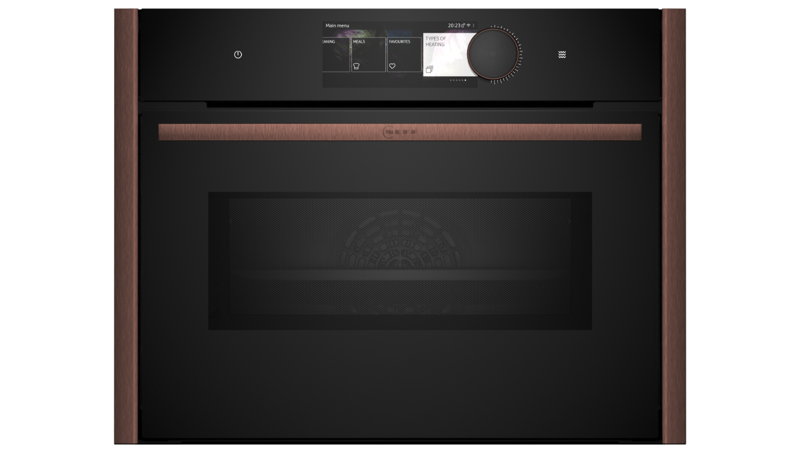 NEFF 45cm Pyrolytic Compact Oven with Microwave - Brushed Bronze