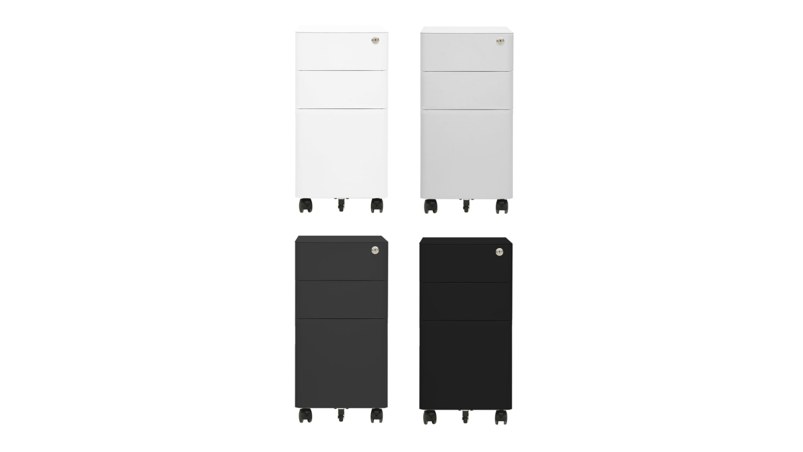 vidaXL Steel 30 x 45 x 59cm Mobile File Cabinet