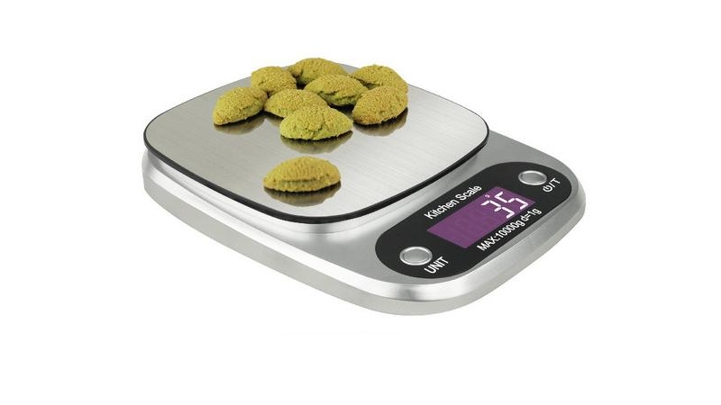 TODO 5kg Stainless Steel Kitchen Scale Backlit LCD Display 0.1g Harvey Norman