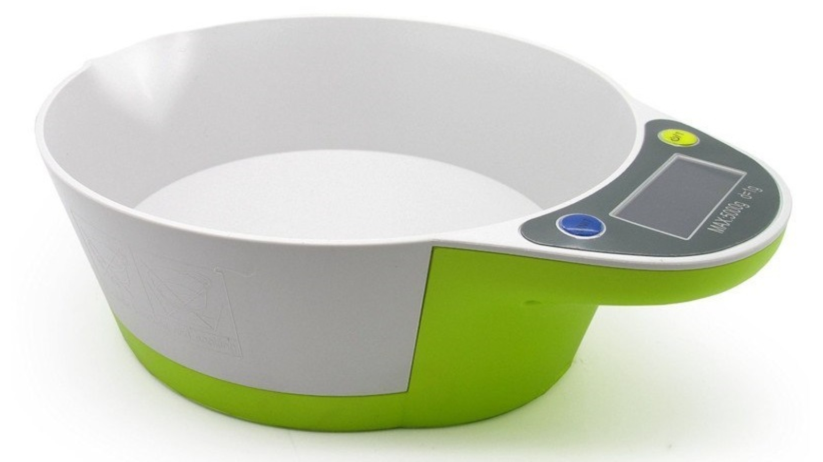 TODO 5Kg Kitchen Scale Bowl Lcd Display 1G Graduation Tray Platter Scale Scale - Green