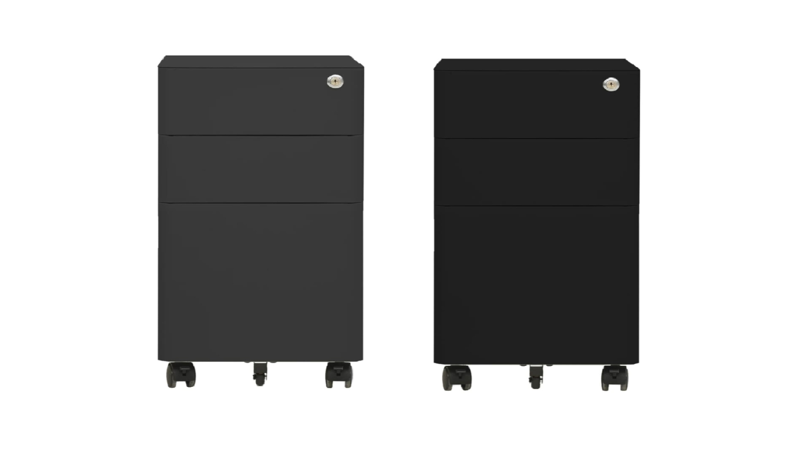 vidaXL Steel 39 x 45 x 60cm Mobile File Cabinet
