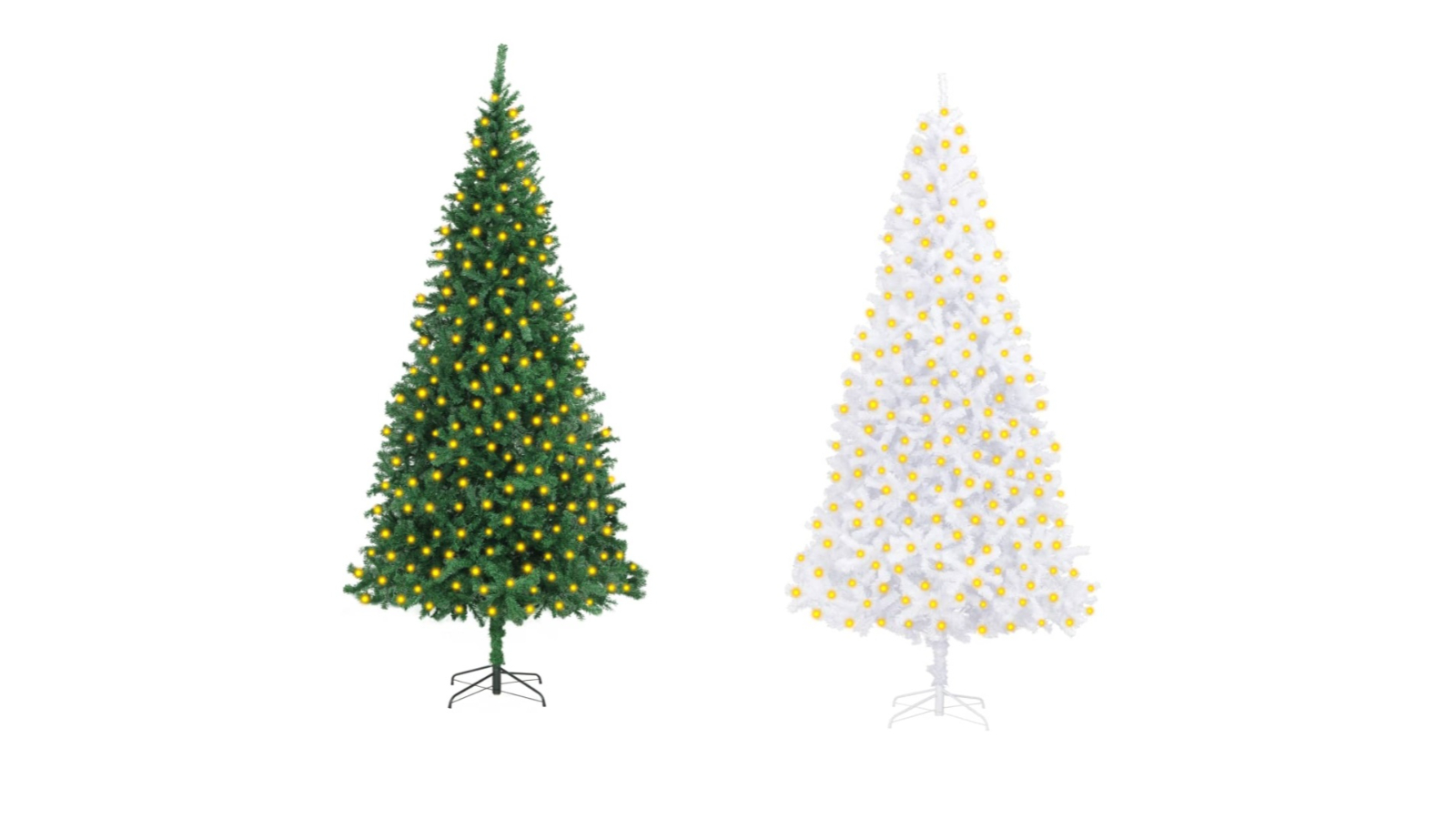 vidaXL Artificial Pre-lit Christmas Tree