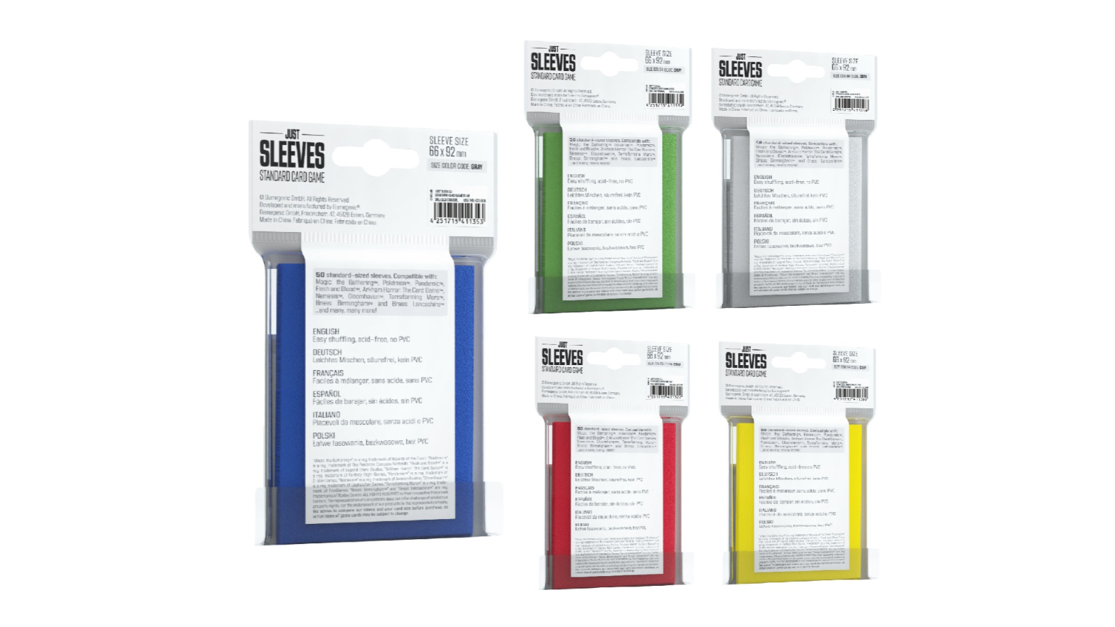 Gamegenic Just Sleeves Standard Card Game