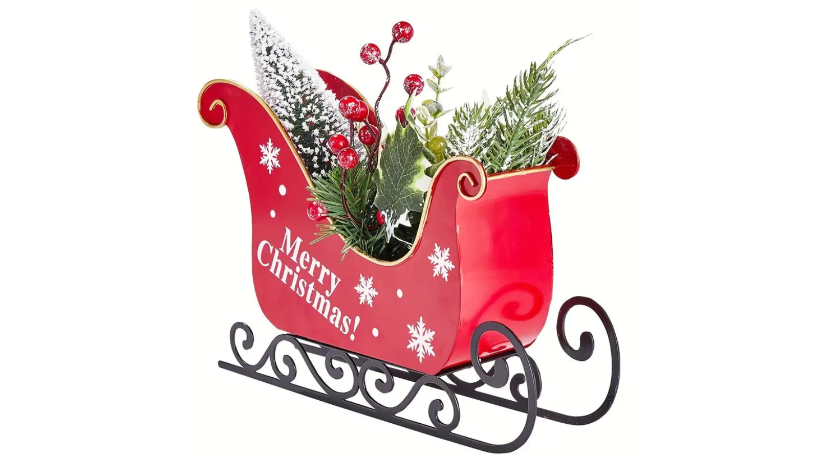 TM Sleighing in Style Santa Christmas Charm