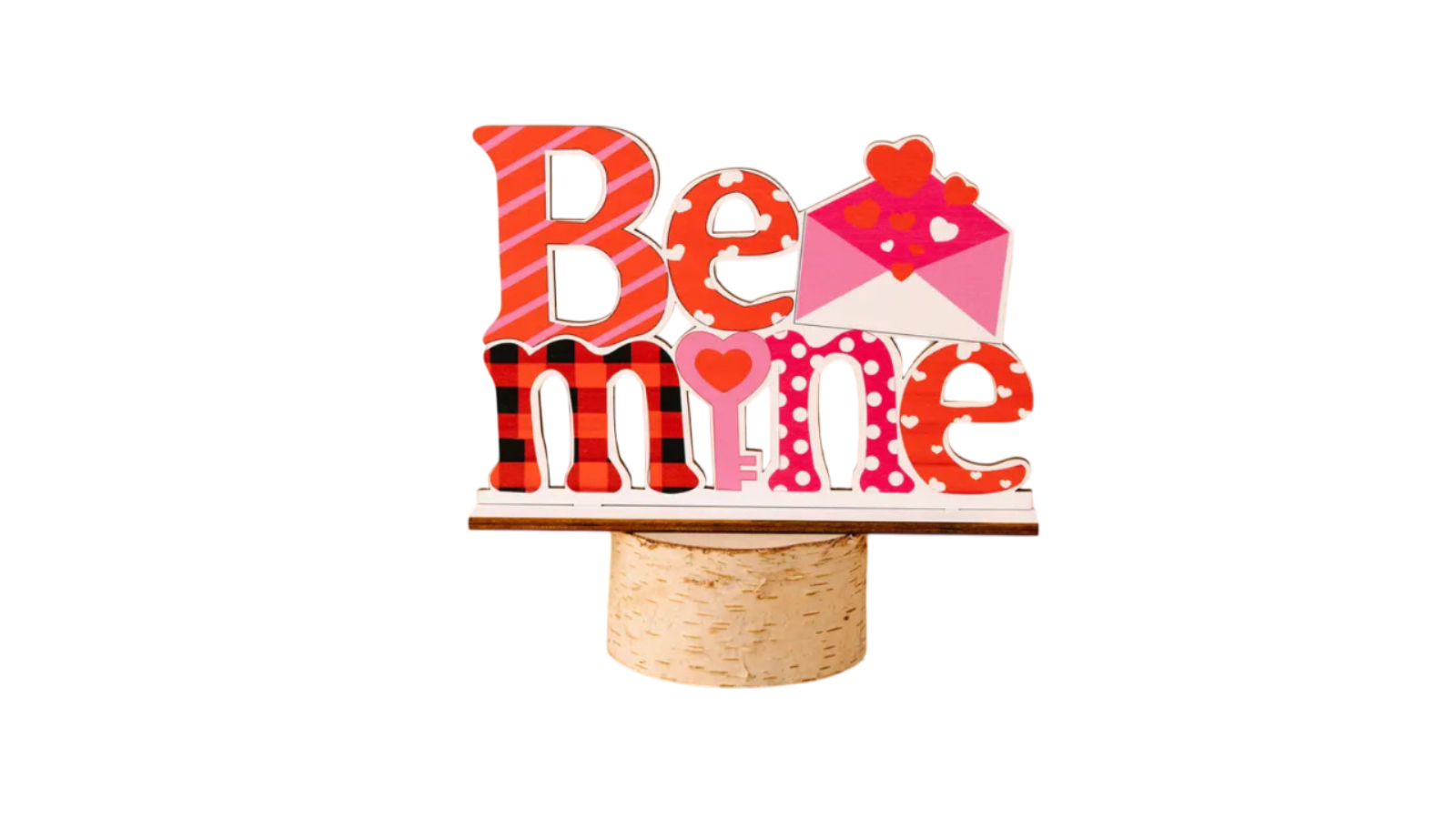 TM Romantic Be Mine Wooden Ornament Set