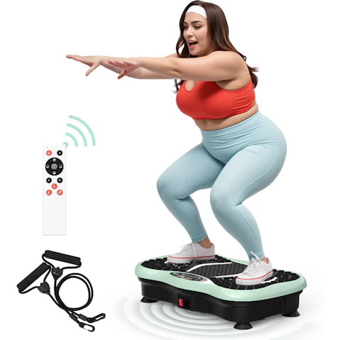 Advwin Vibration Plate Exercise Machine - Green