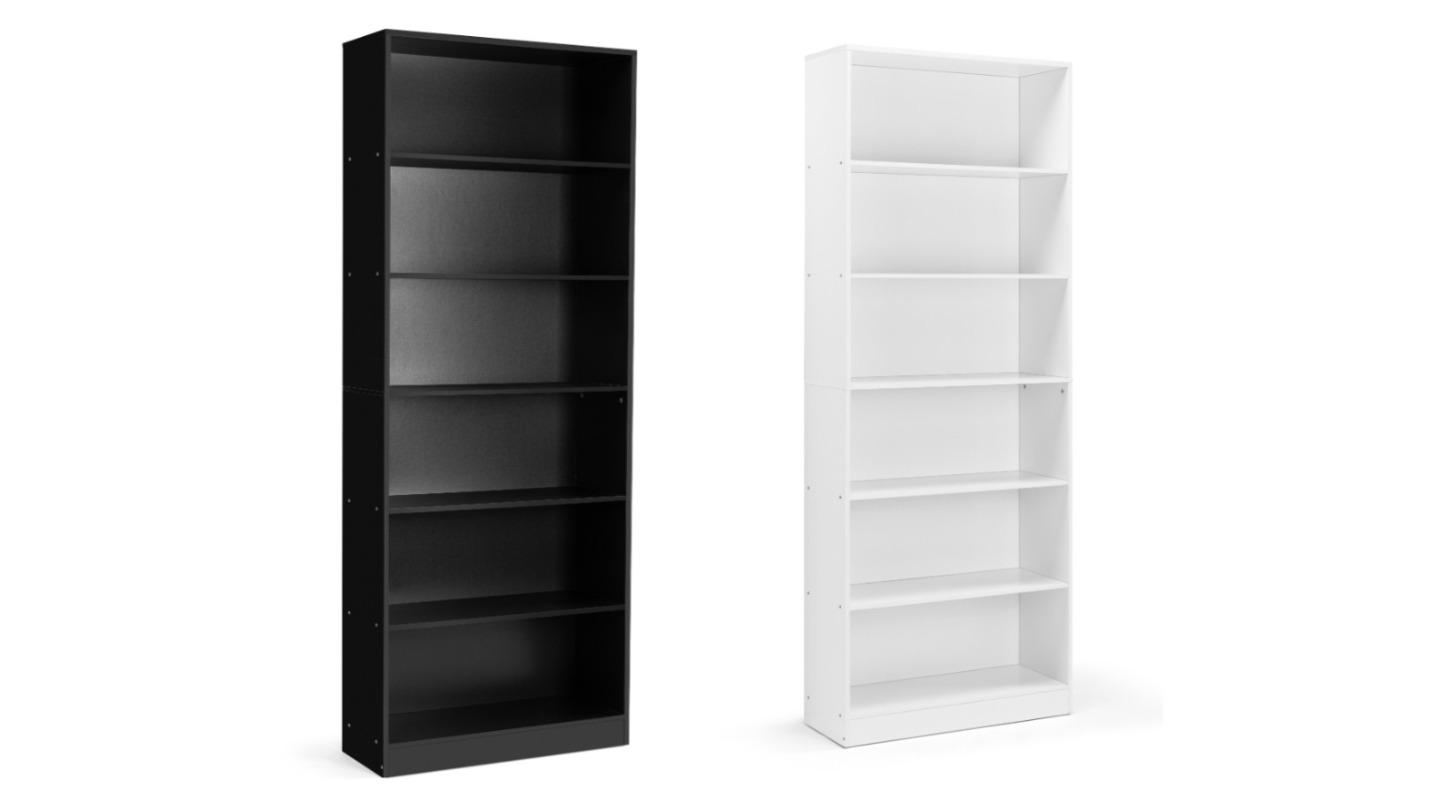 Kodu 78cm Storage Display Belle Bookshelf Display Cabinet 6-Tier Bookcase