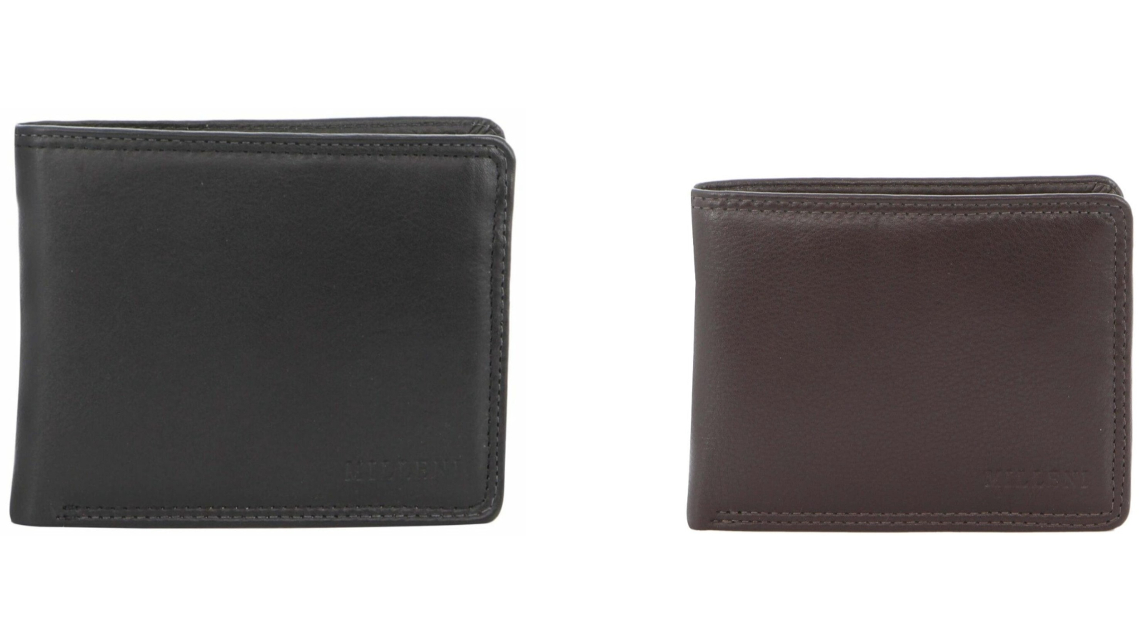 Milleni Leather Flat Wallet