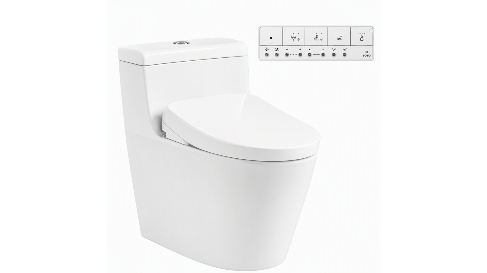 TOTO One Piece Back to Wall Toilet Suite with S7 Washlet
