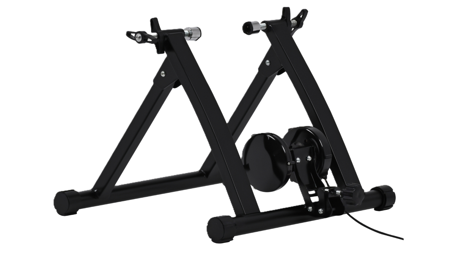 Advwin Black Magnetic Stationary Bike Stand with 6 Level Resistance