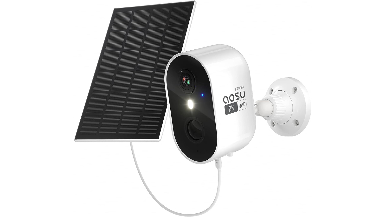 Aosu Outdoor Solar-Powered Security Camera