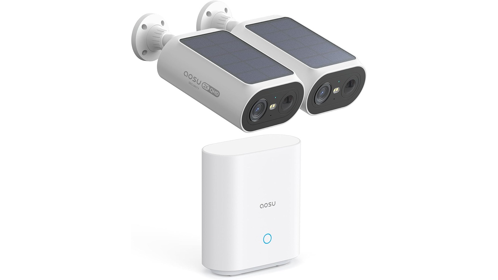 Aosu Solar System Dual 3MP/2K QHD Security Camera