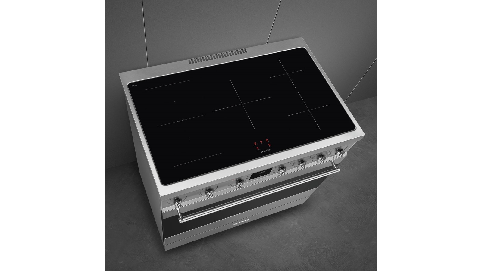Smeg 900mm Classic Induction Freestanding Cooker Stainless Steel