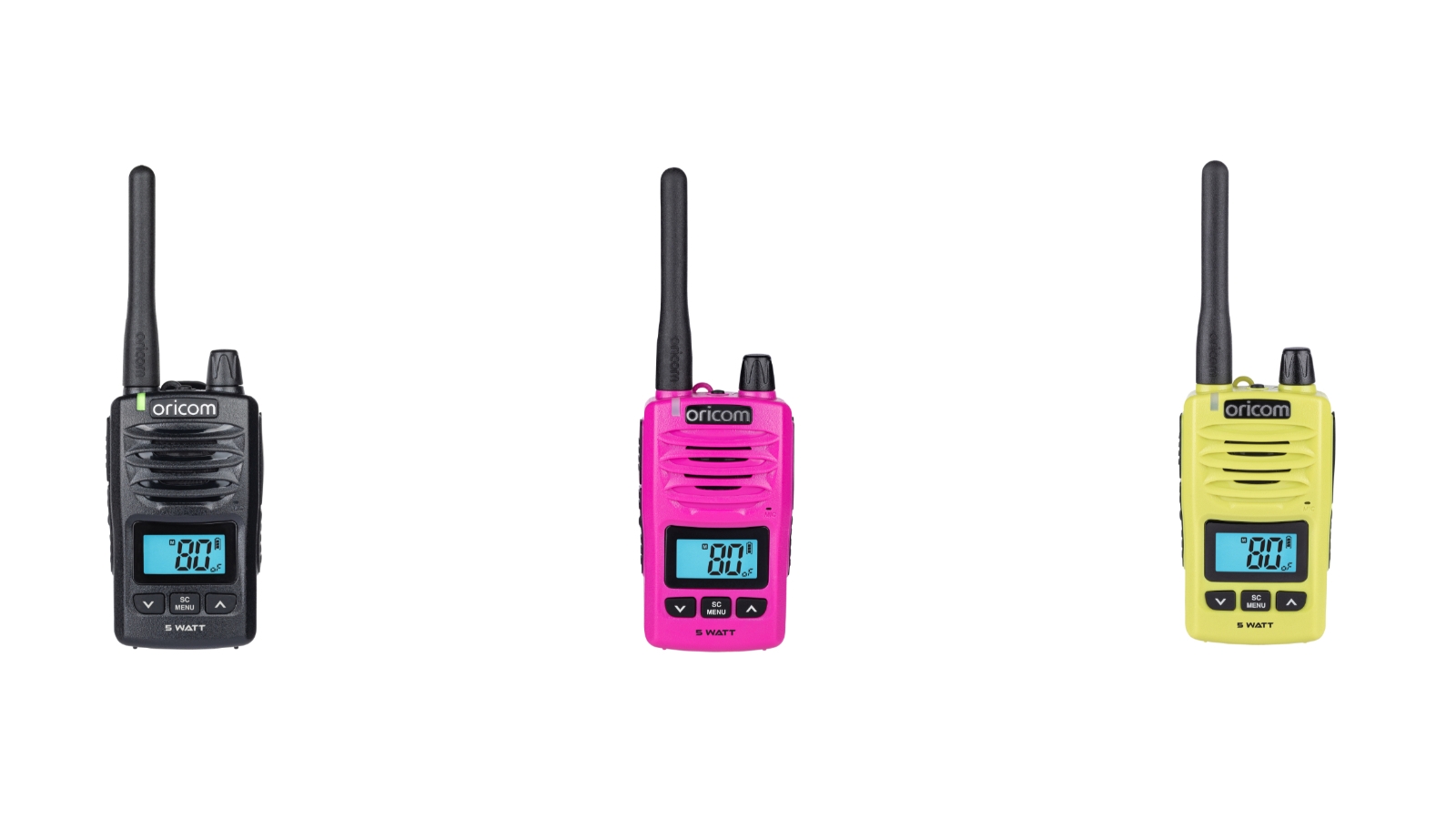 Oricom Waterproof IP67 5W Handheld UHF CB Radio