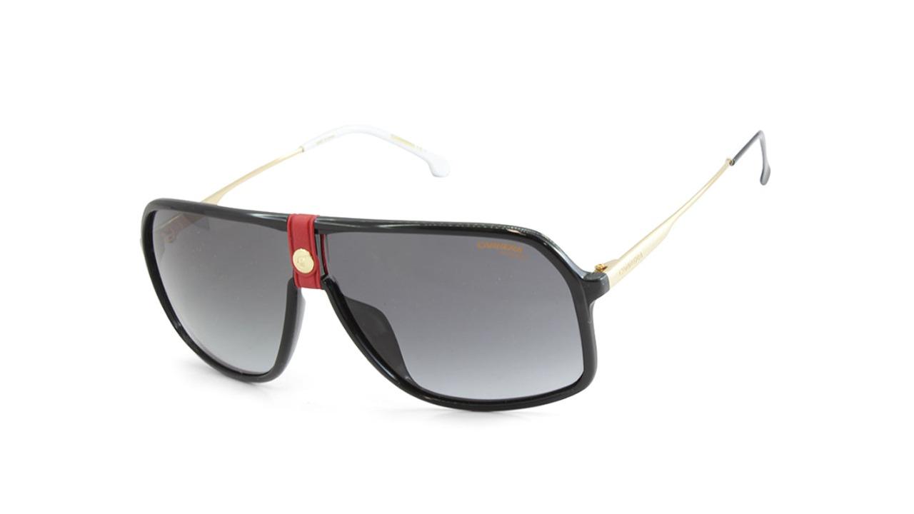 Carrera 1019/S Y11 9O Gradient Men's Designer Sunglasses - Shiny Black/Grey