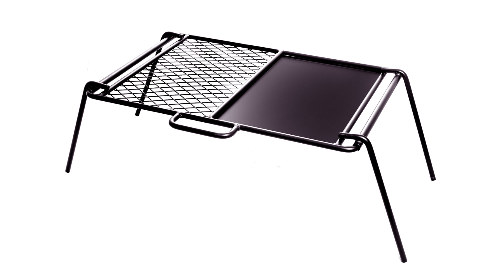 Wildtrak 65cm Flat Plate/Grill Camp Cookware - Black