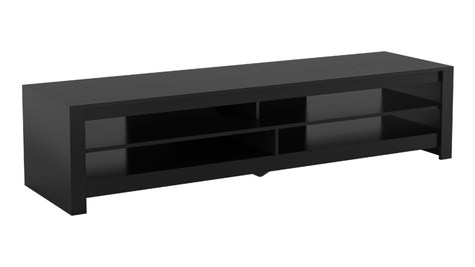AVF Calibre 1800mm Wide TV Stand with Open Cabinet - Black Oak