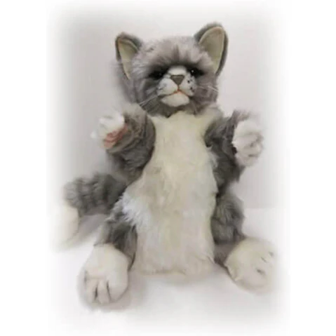 Hansa Cat Realistic Hand Puppet - 30cm