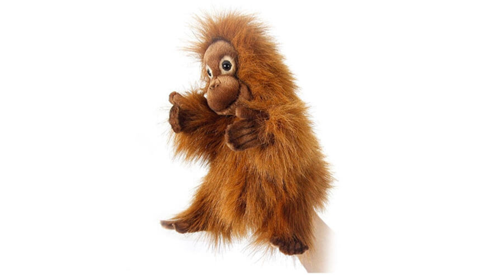 Hansa Orangutan Realistic Hand Puppet - 25cm