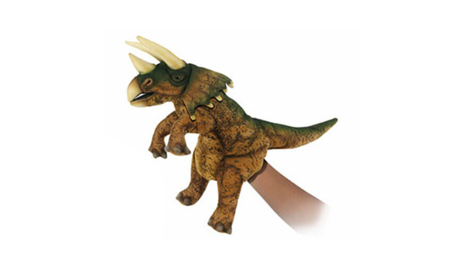Hansa BC Tricera Realistic Hand Puppet - 43cm
