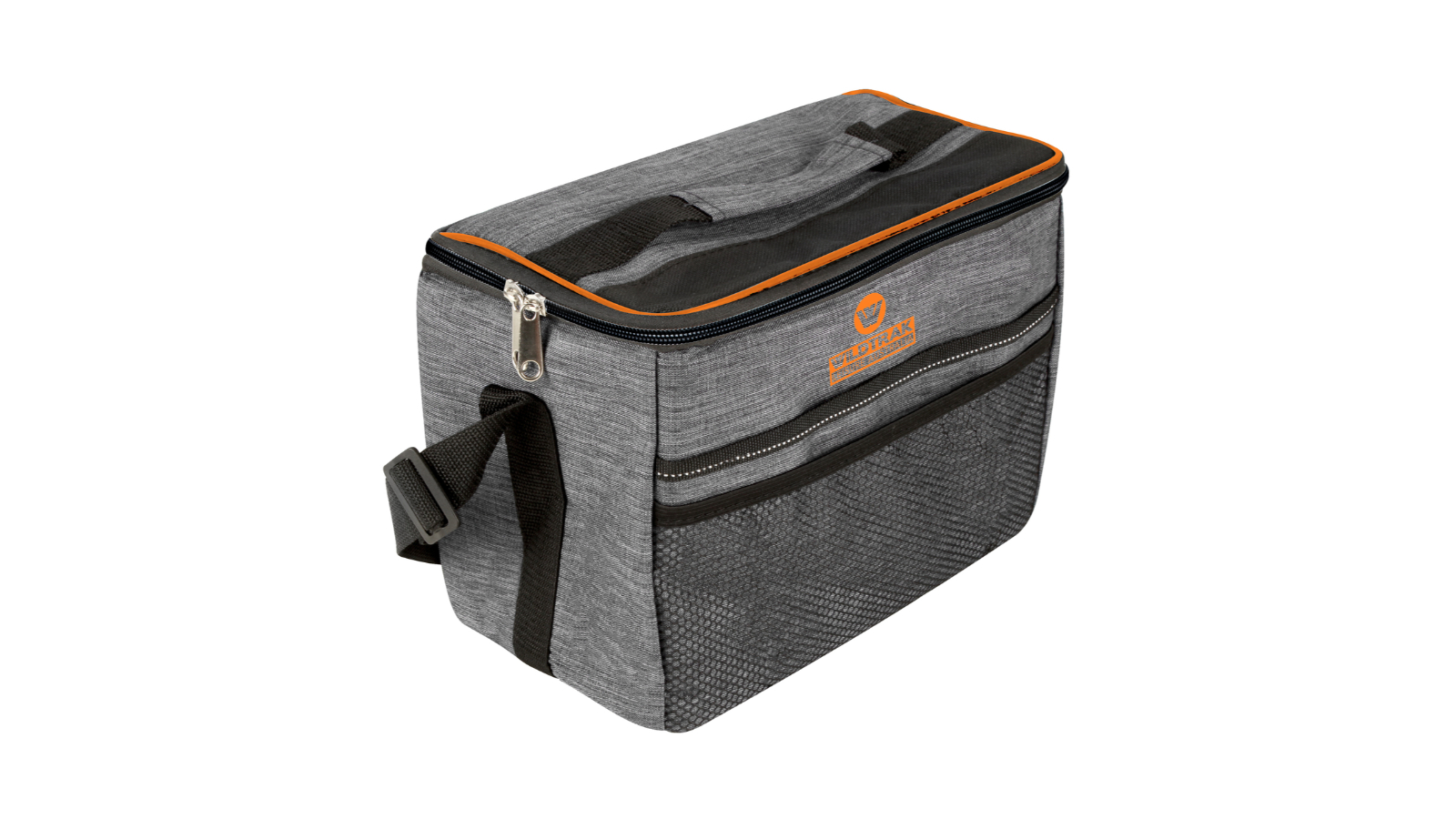 Wildtrak 12-Can Camping Cooler 8.5 Litre/26cm Storage Bag Drink Holder - Grey/Black