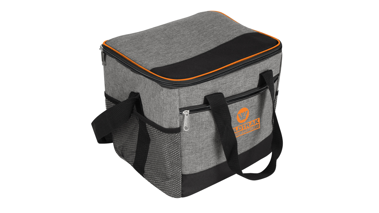 Wildtrak 18-Can Camping Cooler 15 Litre/29cm Storage Bag Drink Holder - Grey/Black