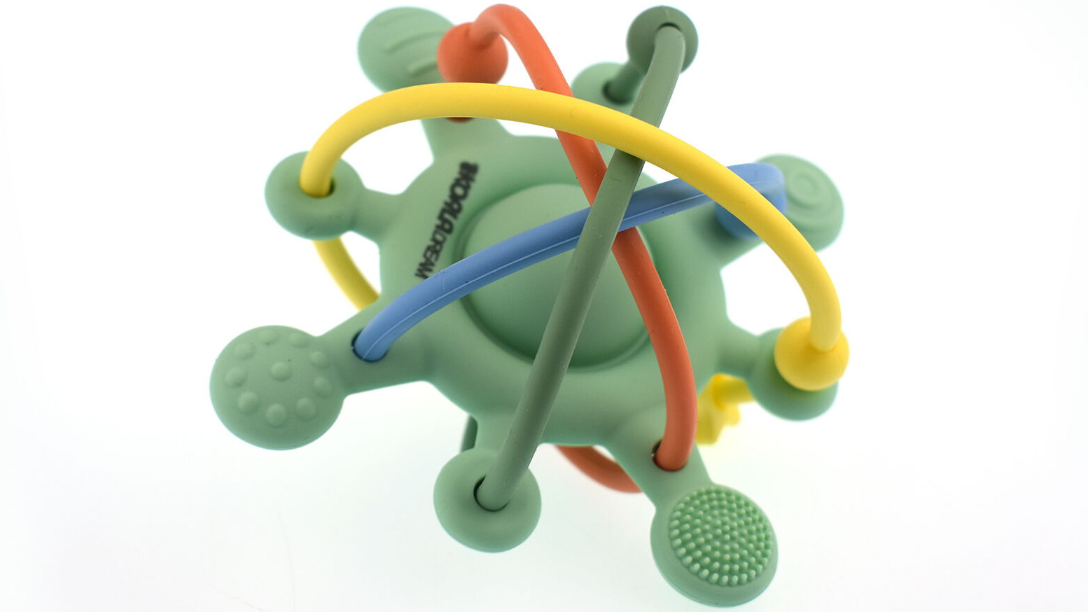 Koala Dream Silicone Sensory Space Rattle Teether - Green