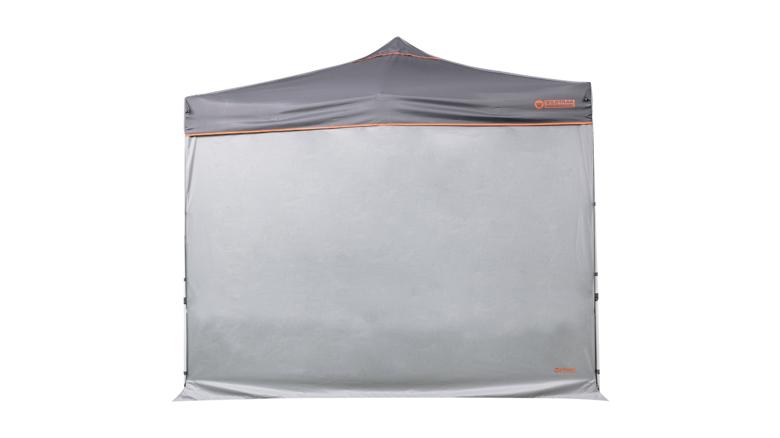 Wildtrak Solid Wall 2.4 Cover Accessory with Zipper for 2.4metre Camping Gazebo - Grey