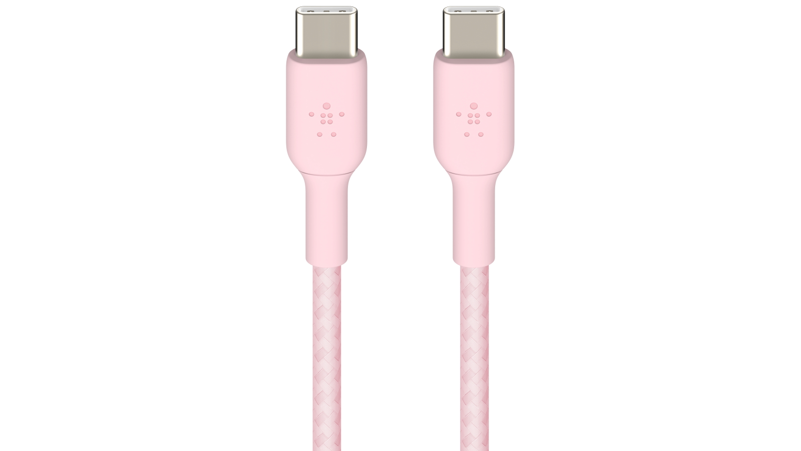 Belkin BoostCharge 1m USB-C to USB-C Braided Cable - Pink