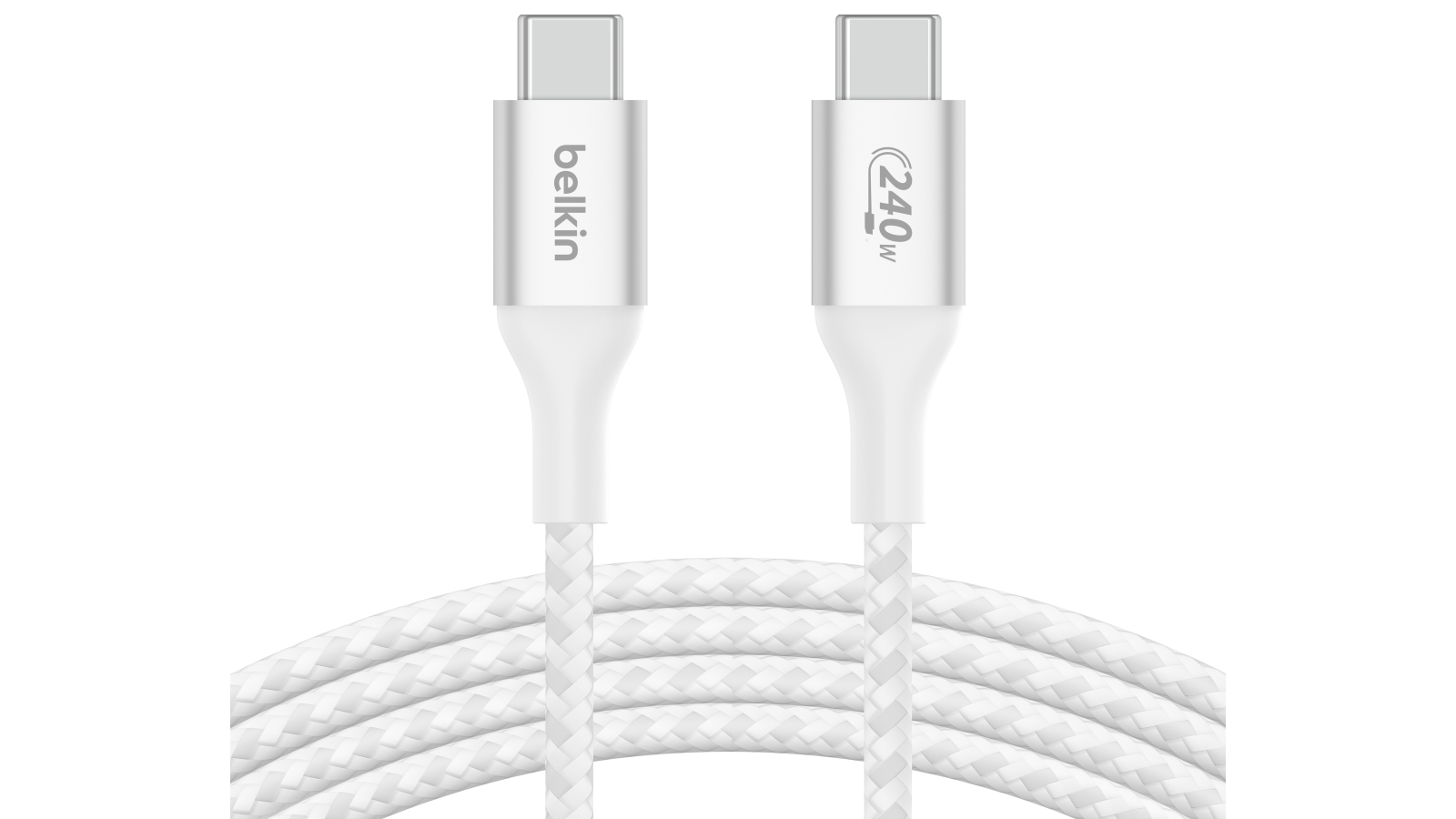 Belkin BOOSTCHARGE 1m USB-C to USB-C Cable 240W - White