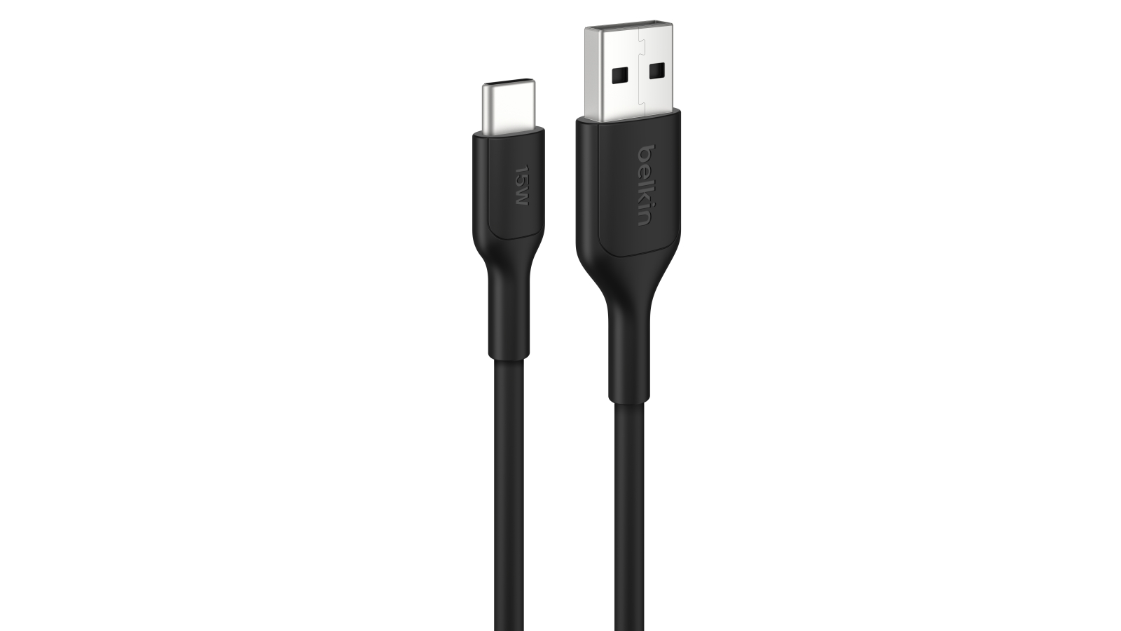Belkin BoostCharge 2m USB-A to USB-C Cable 15W - Black