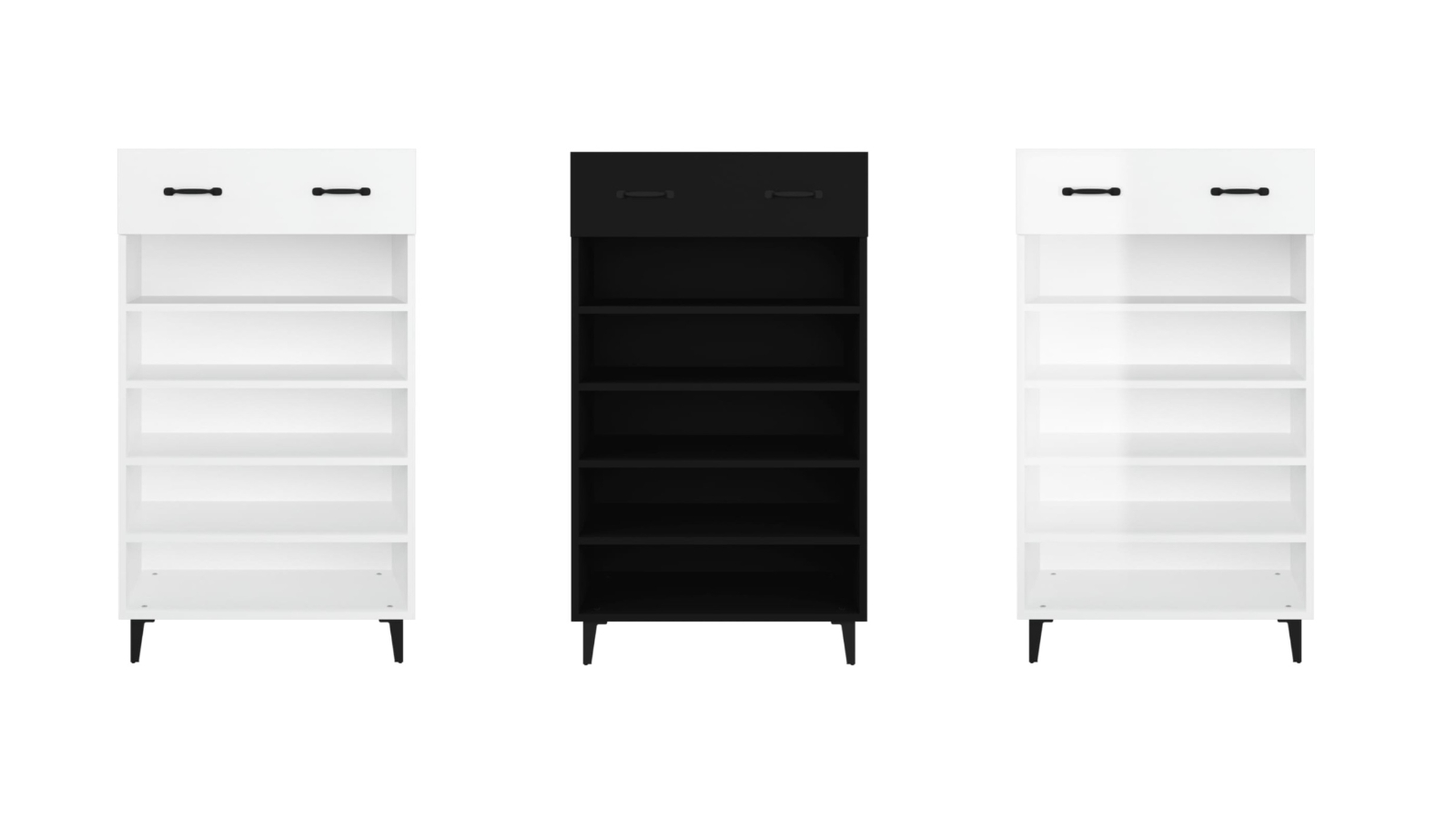 vidaXL Engineered Wood 60 x 35 x 105cm Shoe Cabinet