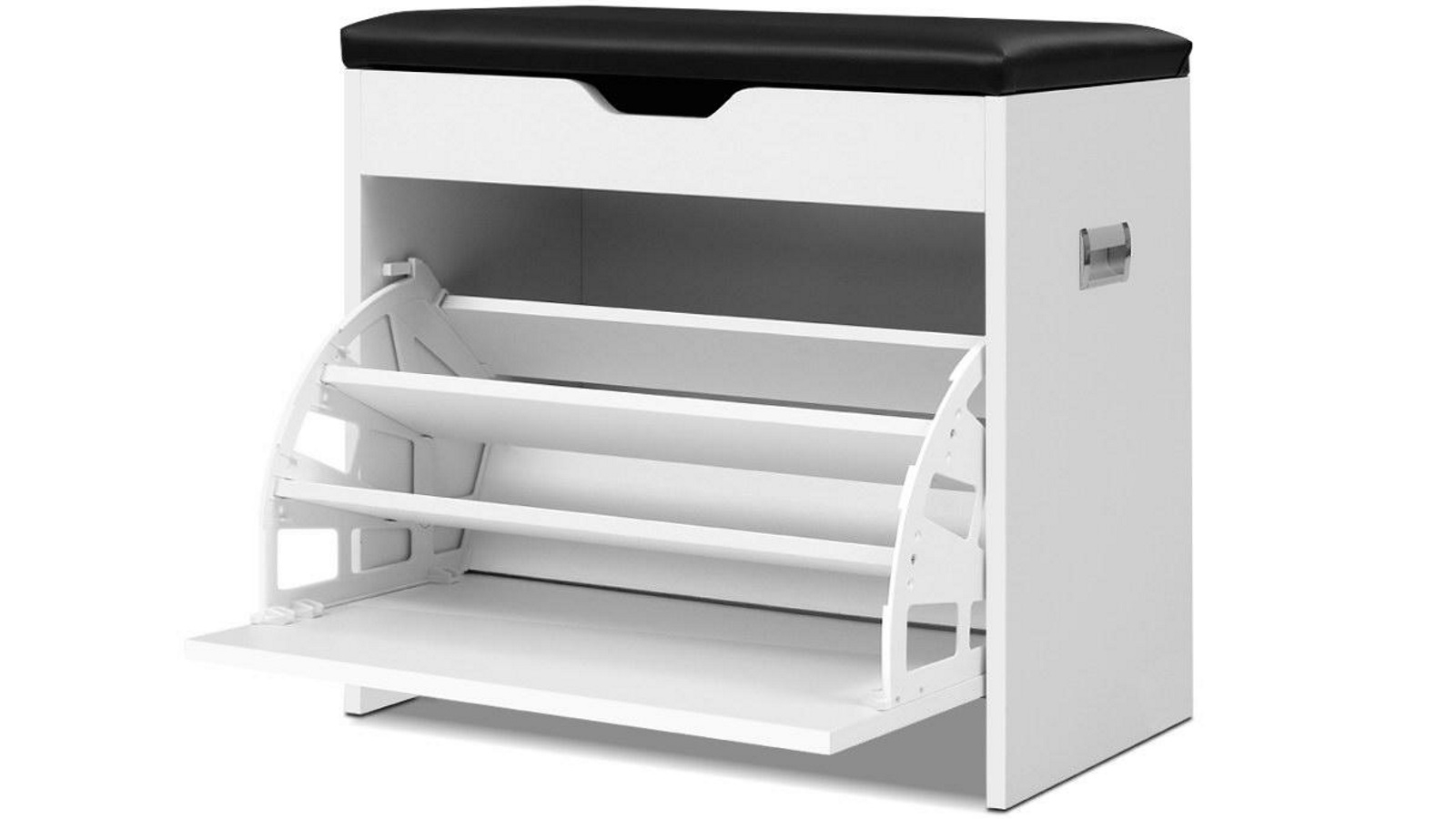 Artiss 3 Tier Shoe Cabinet Storage - White