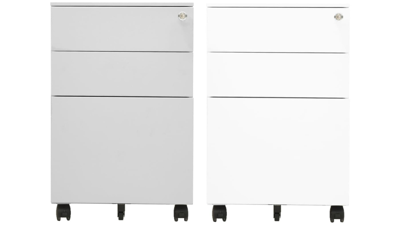 vidaXL Steel 60cm Mobile File Cabinet