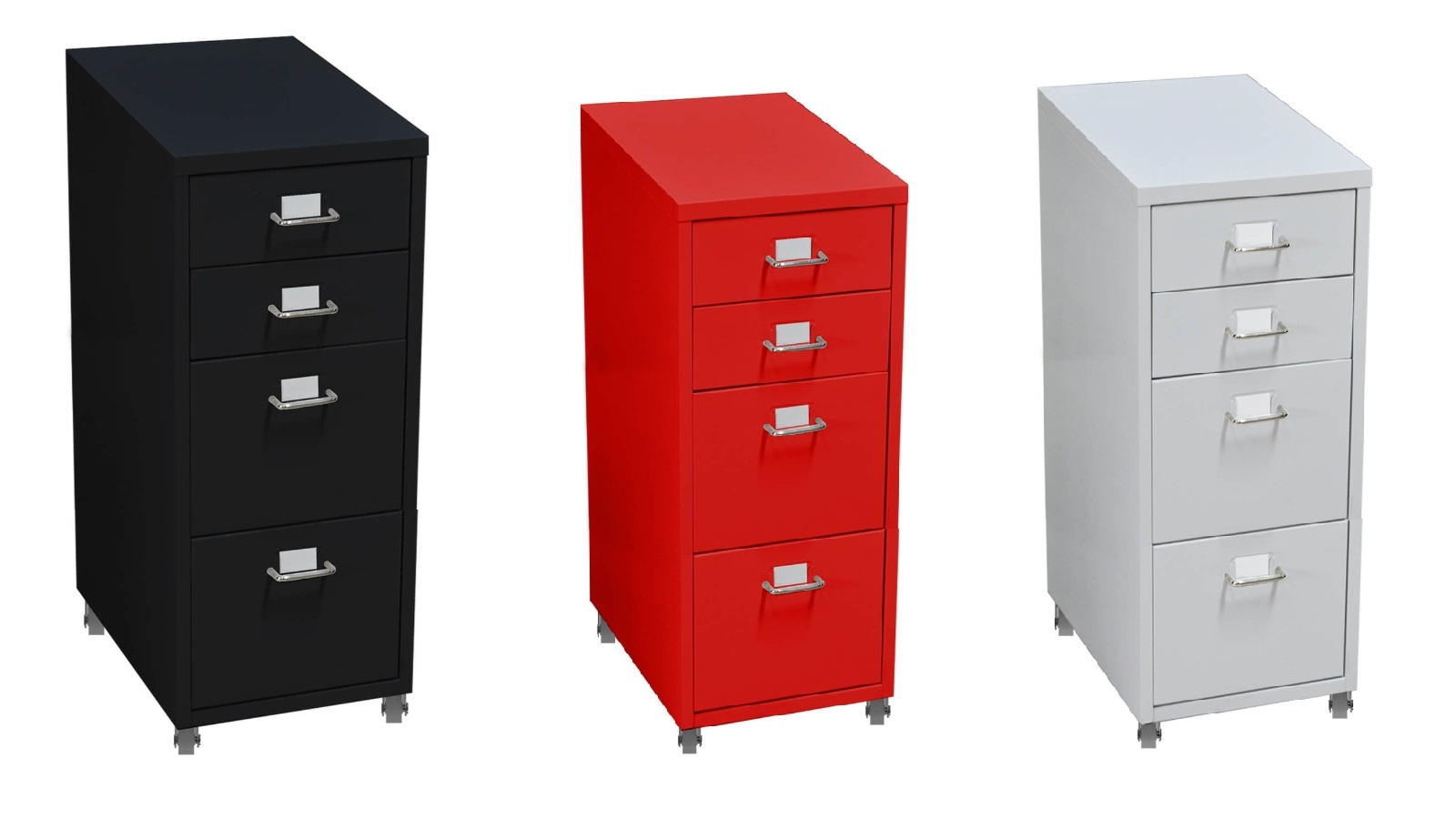 Levede 4 Drawers Metal Storage Cabinet