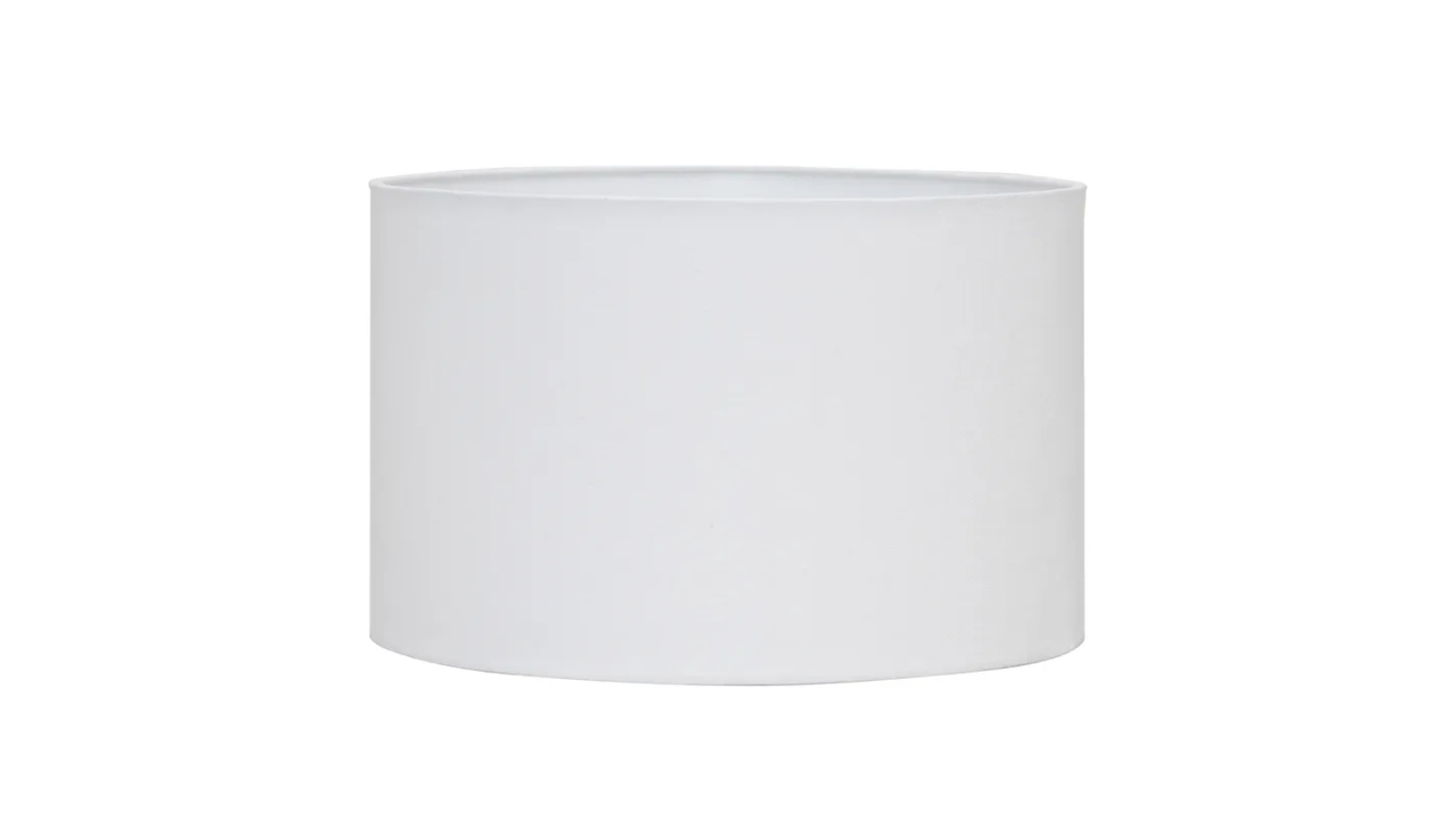 Cafe Lighting & Living Medium Larissa Drum Shade - White
