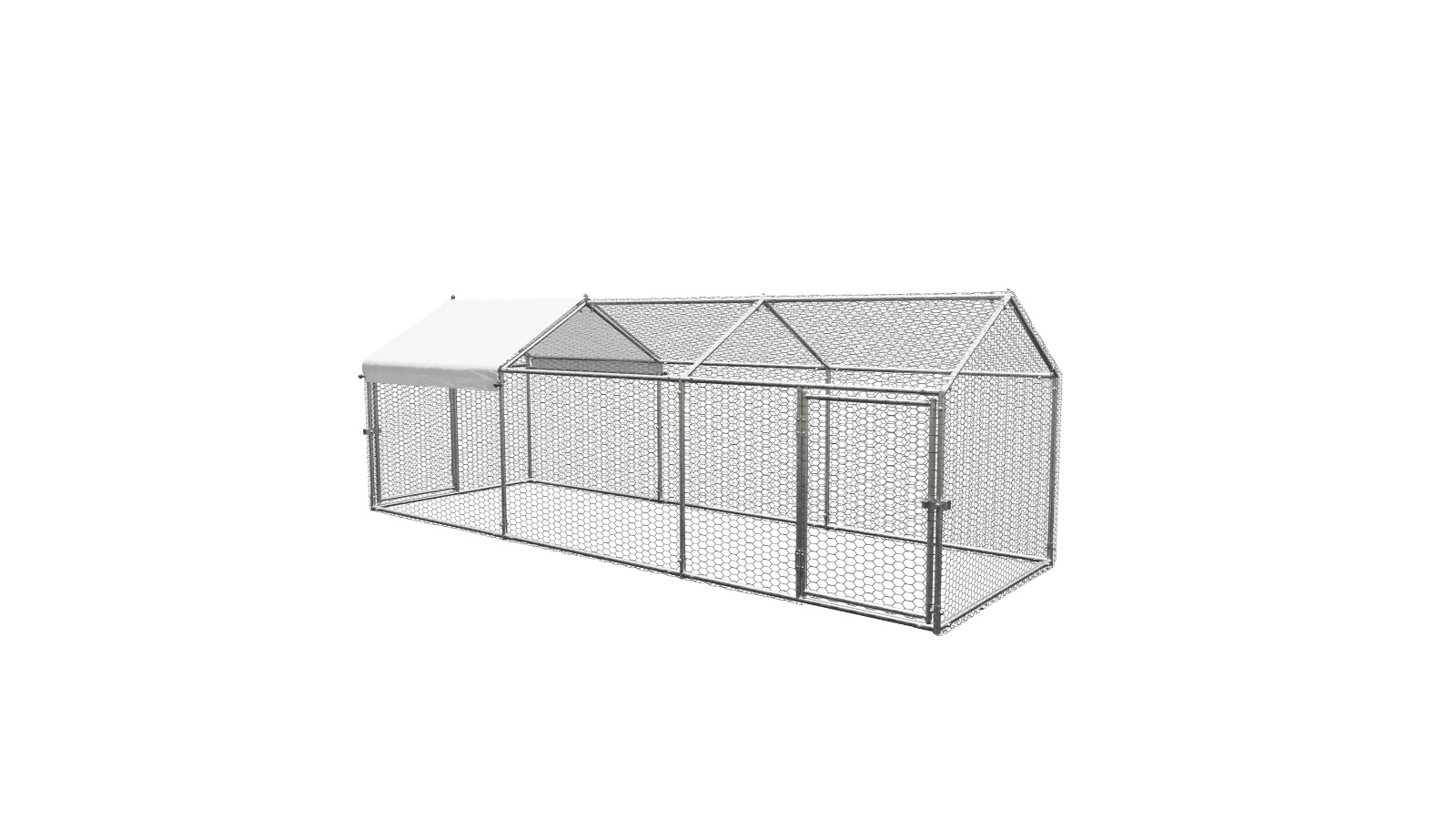Alopet Chicken Coop and Rabbit Hutch - 3 x 1 x 1m